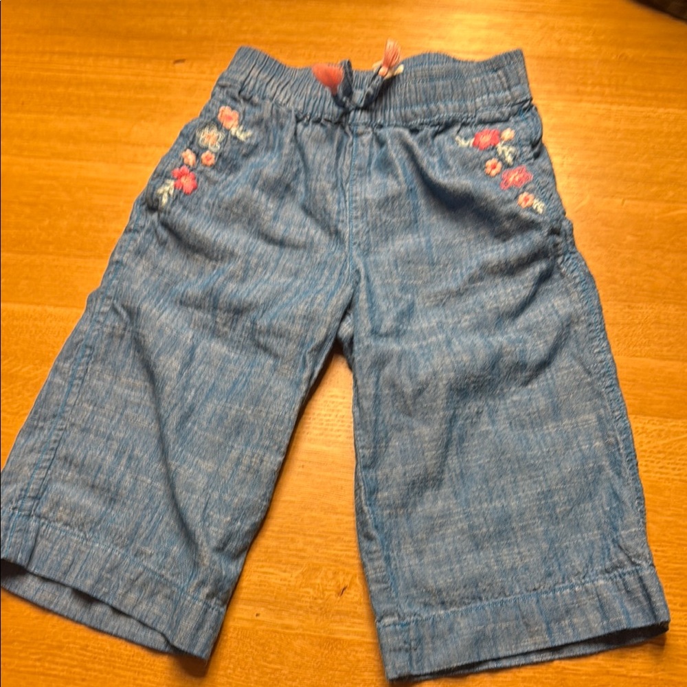 Hatley Embroidered Girl Pants size 4
